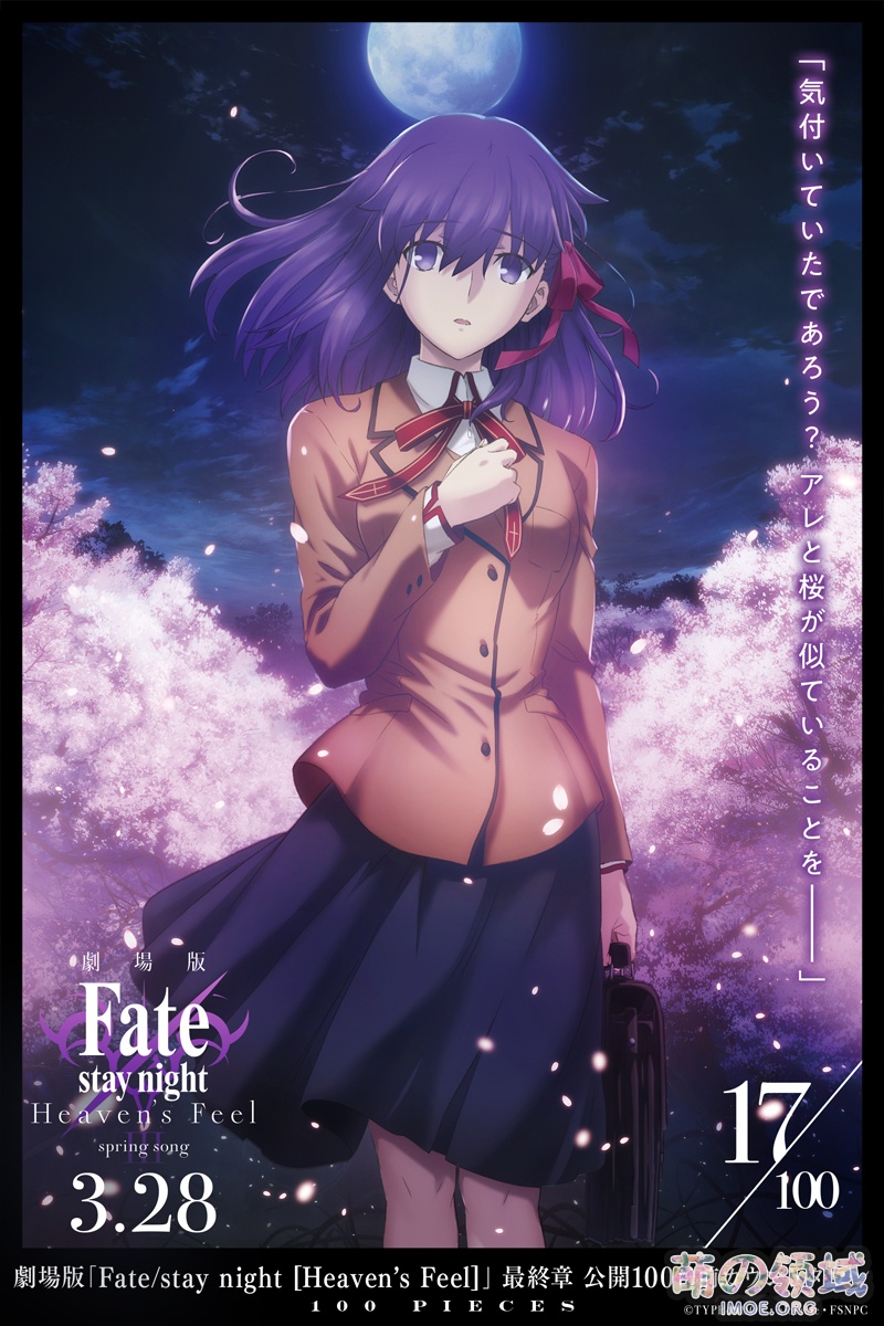 《Fate HF》剧场版最终章开播倒计时100天每日视觉图（19-13）