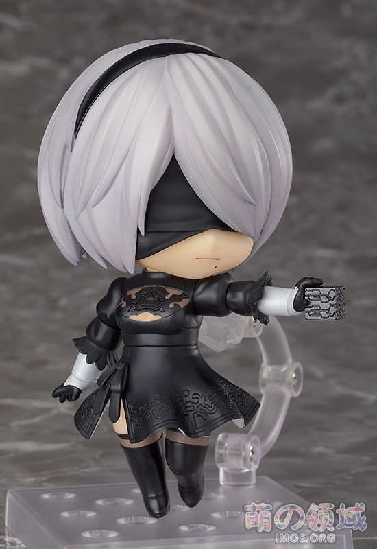 GSC《NieR:Automata》2B 寄叶二号B型 黏土人手办- 萌の领域