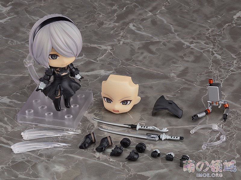 GSC《NieR:Automata》2B 寄叶二号B型 黏土人手办- 萌の领域