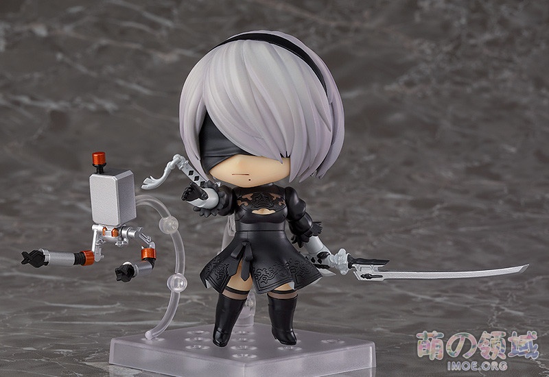 GSC《NieR:Automata》2B 寄叶二号B型 黏土人手办- 萌の领域