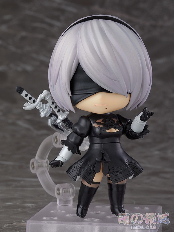 GSC《NieR:Automata》2B 寄叶二号B型 黏土人手办- 萌の领域