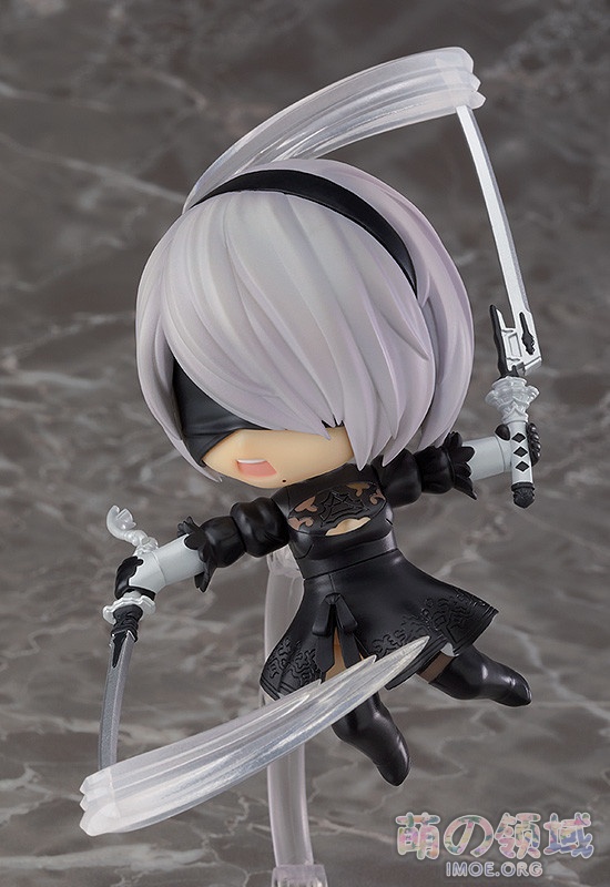 GSC《NieR:Automata》2B 寄叶二号B型 黏土人手办- 萌の领域