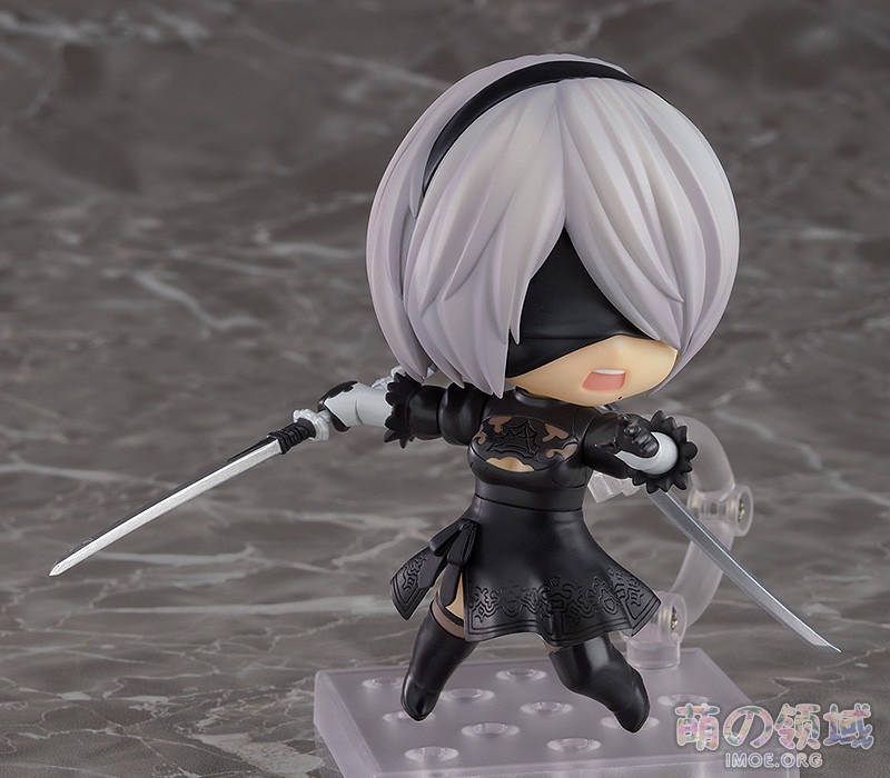 GSC《NieR:Automata》2B 寄叶二号B型 黏土人手办- 萌の领域