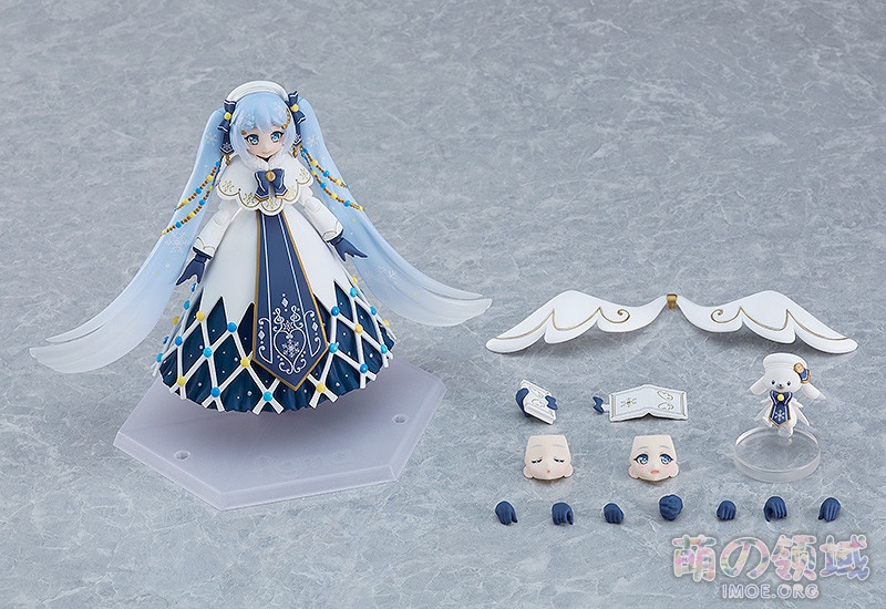 Max Factory《初音未来》雪初音2021 Glowing Snow  雪未来 figma可动手办- 萌の领域