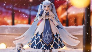 【动漫资讯】Max Factory《初音未来》雪初音2021 Glowing Snow  雪未来 figma可动手办