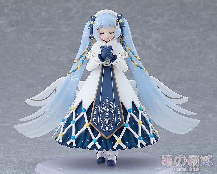 Max Factory《初音未来》雪初音2021 Glowing Snow  雪未来 figma可动手办- 萌の领域