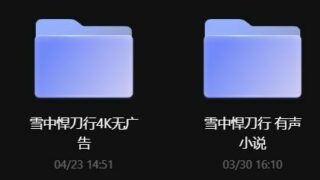 【电视剧】雪中悍刀行.2021.4K＆1080P去片头/片尾/广告（阿里云盘）